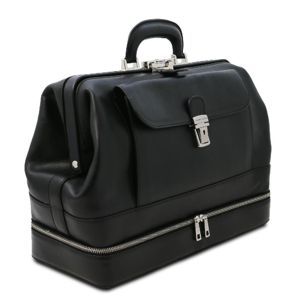 Tuscany Leather Esclusiva Borsa Medico in Pelle con Doppio Fondo Sconto