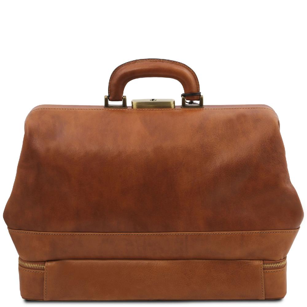 Tuscany Leather Esclusiva Borsa Medico in Pelle con Doppio Fondo Online