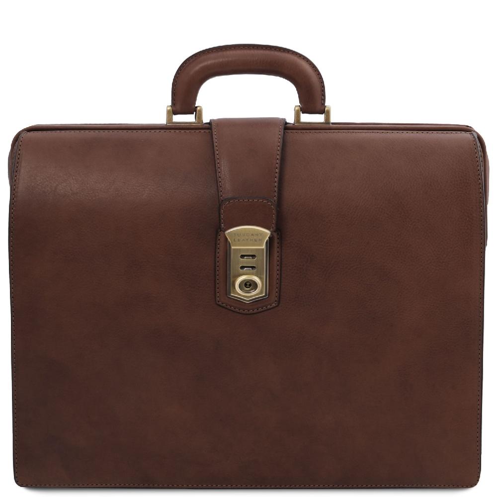 Tuscany Leather Borsa Medico in Pelle 3 Scomparti Vendite Flash