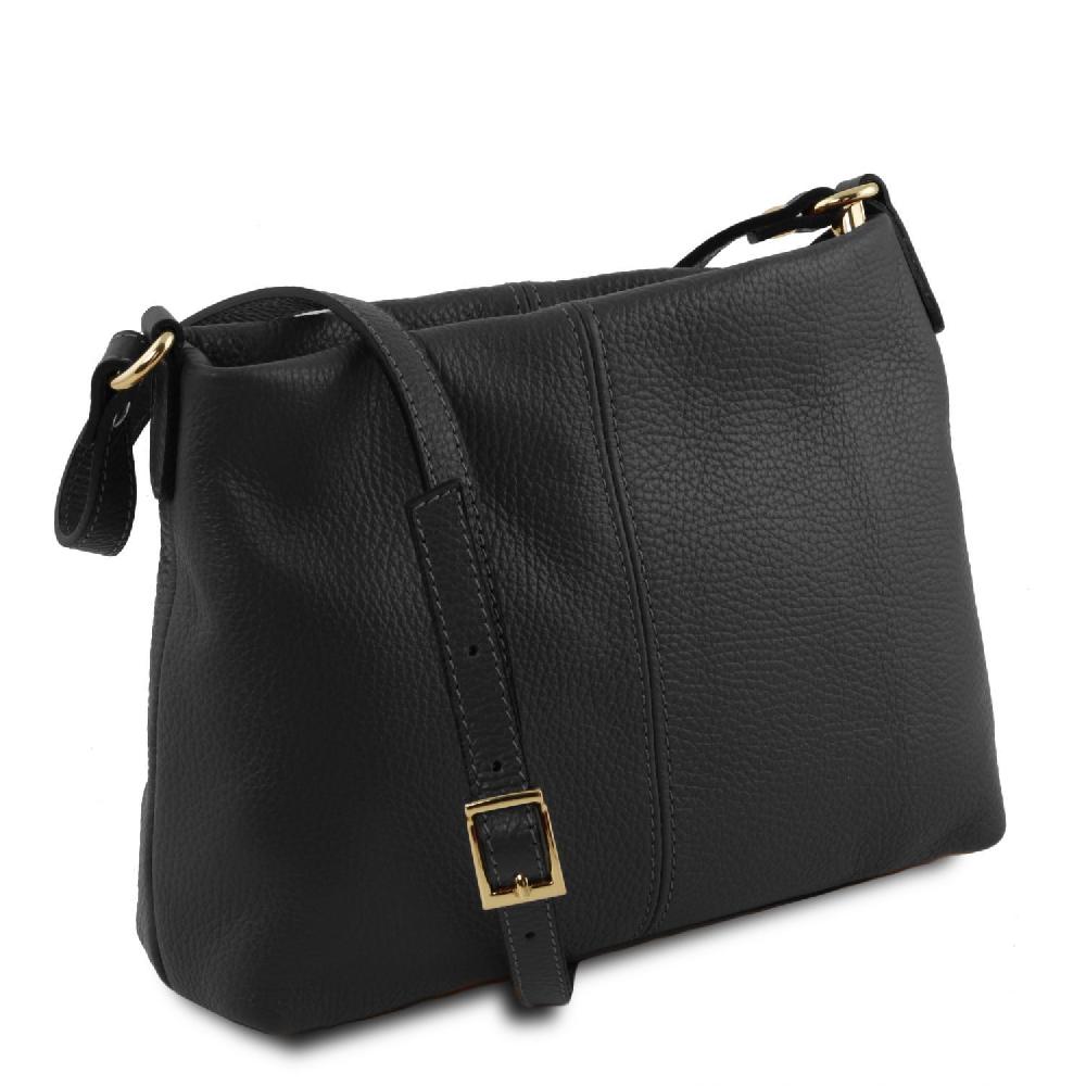 Tuscany Leather Borsa a Tracolla in Pelle Morbida Nuova