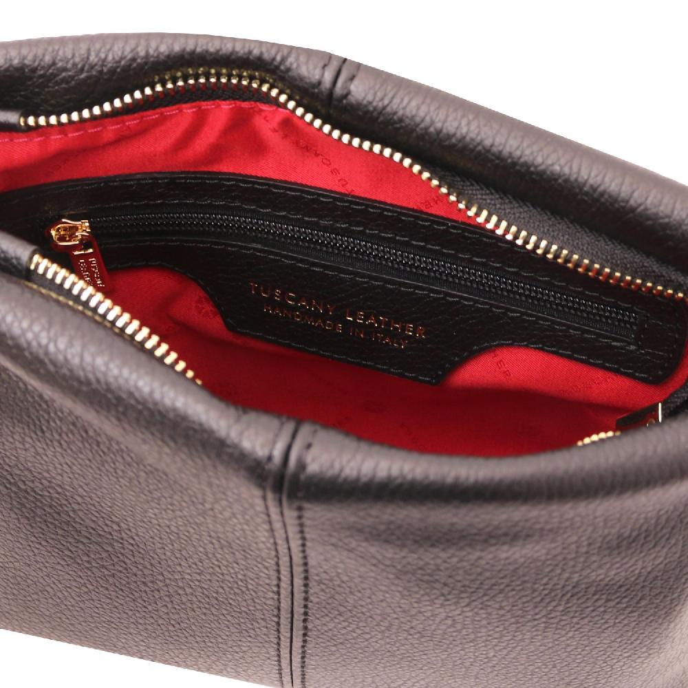 Tuscany Leather Borsa a Tracolla in Pelle Morbida Nuova