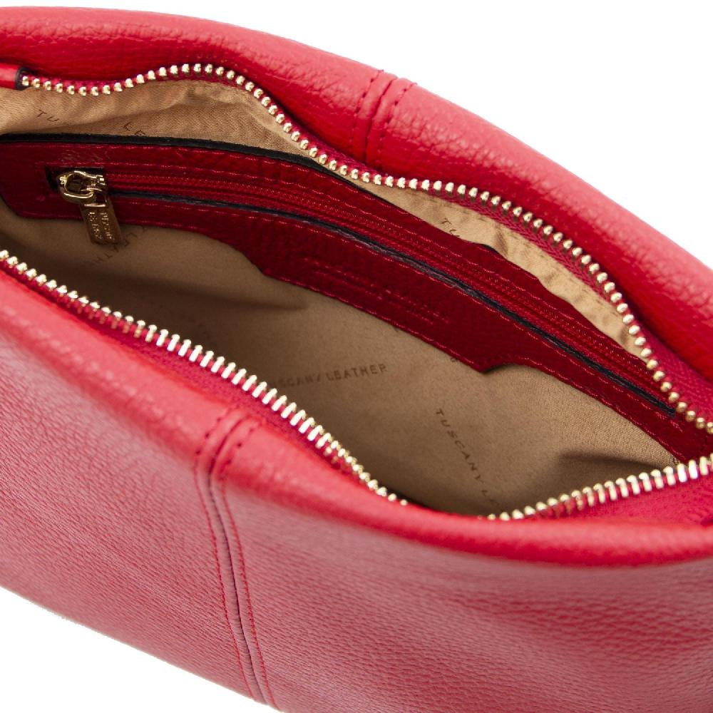 Tuscany Leather Borsa a Tracolla in Pelle Morbida Spedizione gratuita