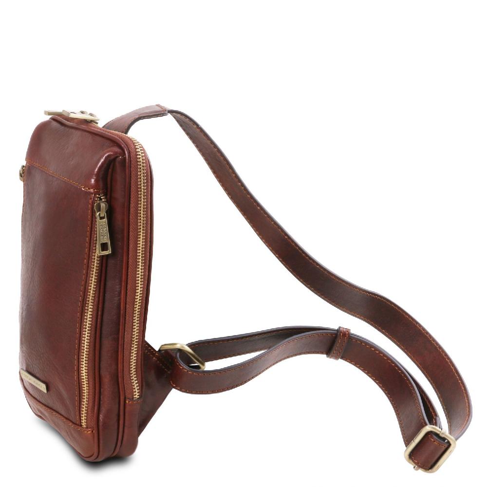 Tuscany Leather Monospalla in Pelle Grande vendita