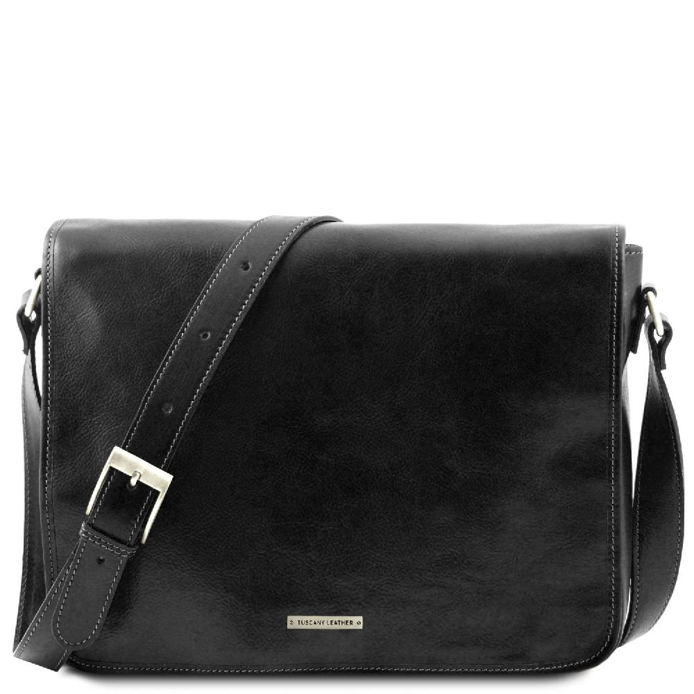 Tuscany Leather Borsa a Tracolla 2 Scomparti in Pelle Fornitura limitata