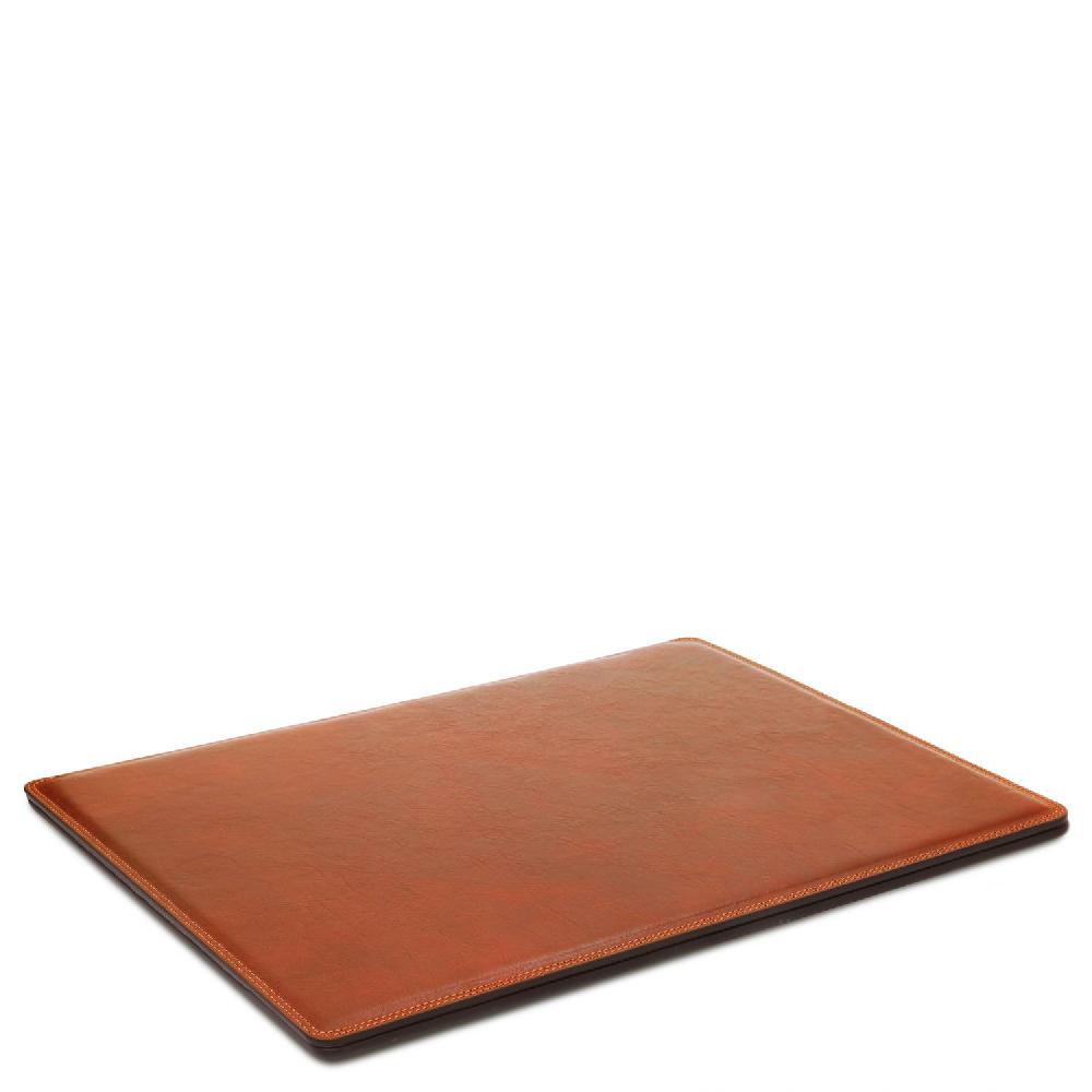 Tuscany Leather Sottomano da Scrivania con Ribalta Tappetino per Mouse e Vuotatasche in Pelle Offerta temporanea