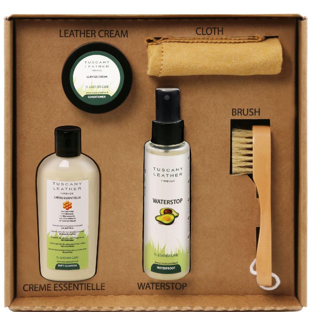 Tuscany Leather Prodotti per la Cura Della Pelle set Completo Nuovi prodotti
