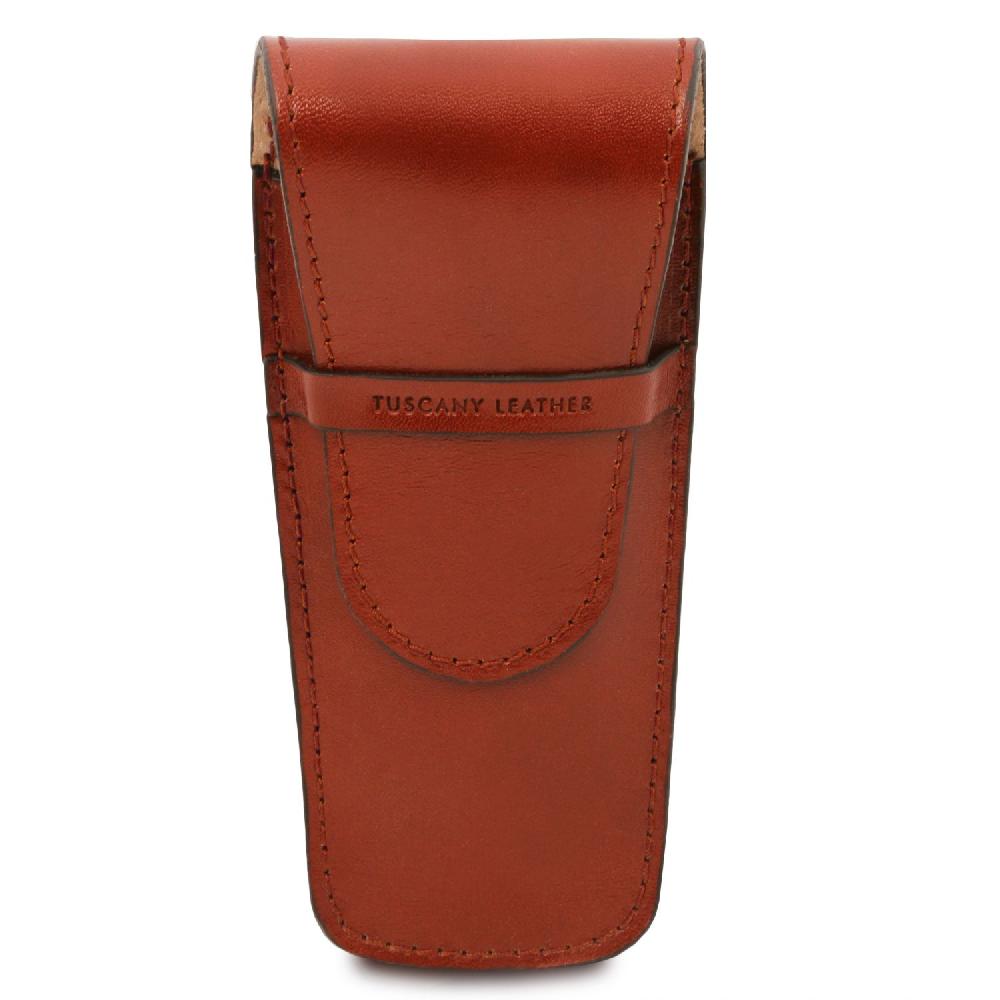 Tuscany Leather Elegante Porta Penne 2 Posti/porta Orologio in Pelle Offerte giornaliere
