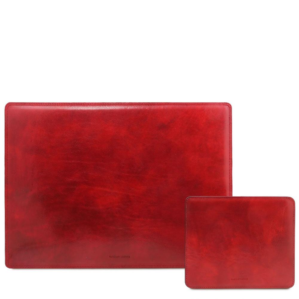 Tuscany Leather Sottomano da Scrivania e Tappetino per Mouse in Pelle Fino al 60% di sconto