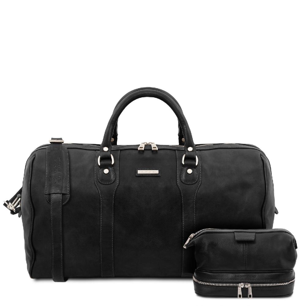Tuscany Leather Borsone da Viaggio in Pelle e Beauty Case in Pelle Fino al 55% di sconto