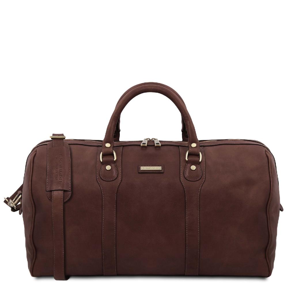 Tuscany Leather Borsone da Viaggio in Pelle e Beauty Case in Pelle Discount Store per i nuovi prodotti