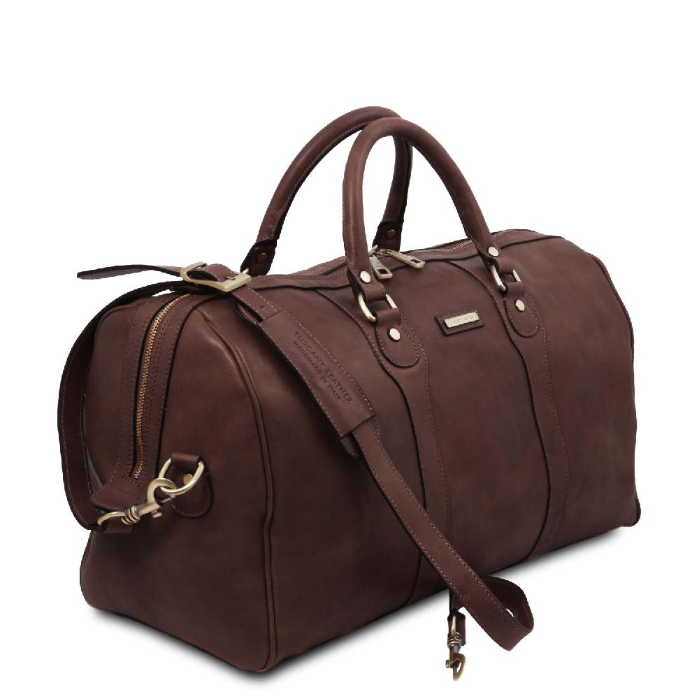 Tuscany Leather Borsone da Viaggio in Pelle e Beauty Case in Pelle Discount Store per i nuovi prodotti