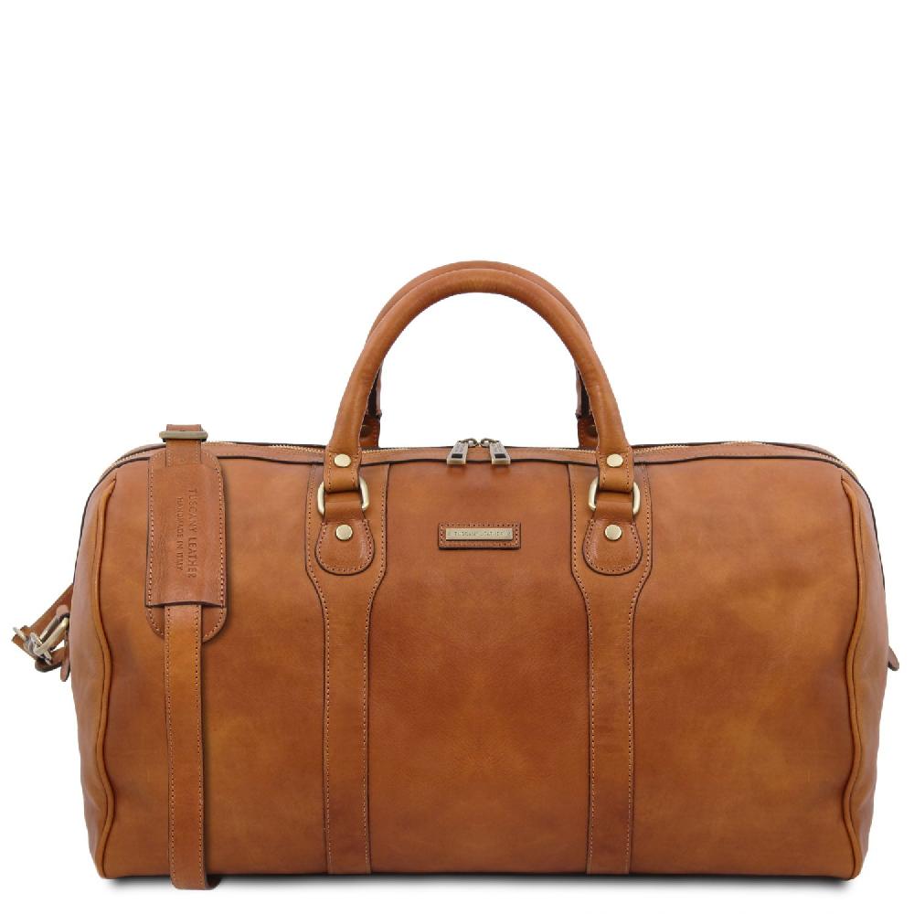 Tuscany Leather Borsone da Viaggio in Pelle e Beauty Case in Pelle Super sconto