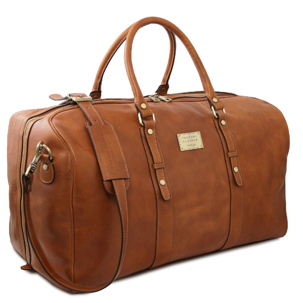 Tuscany Leather Borsone da Viaggio in Pelle Esporta salva
