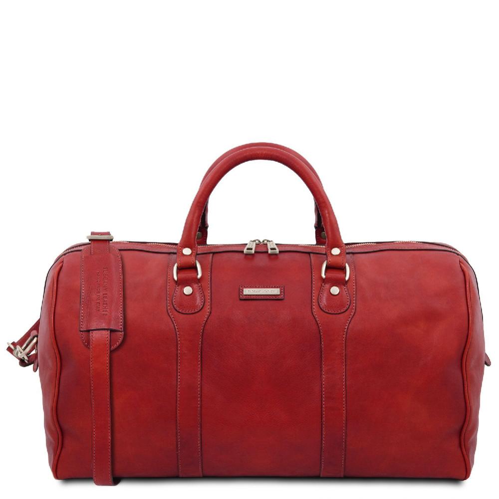 Tuscany Leather Borsone da Viaggio in Pelle In Linea