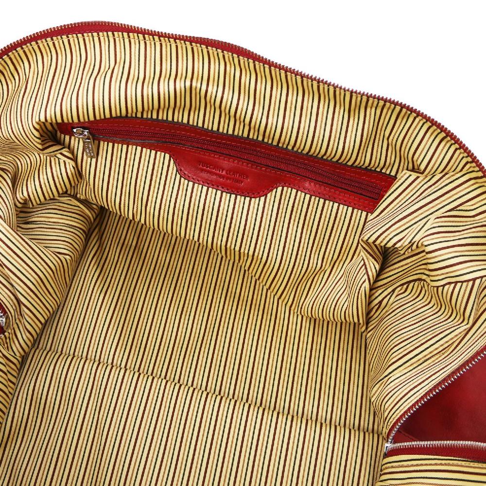 Tuscany Leather Borsone da Viaggio in Pelle In Linea