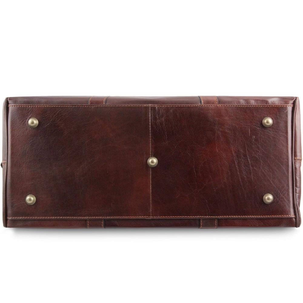 Tuscany Leather Borsone da Viaggio in Pelle - Misura Grande Pezzi Unici