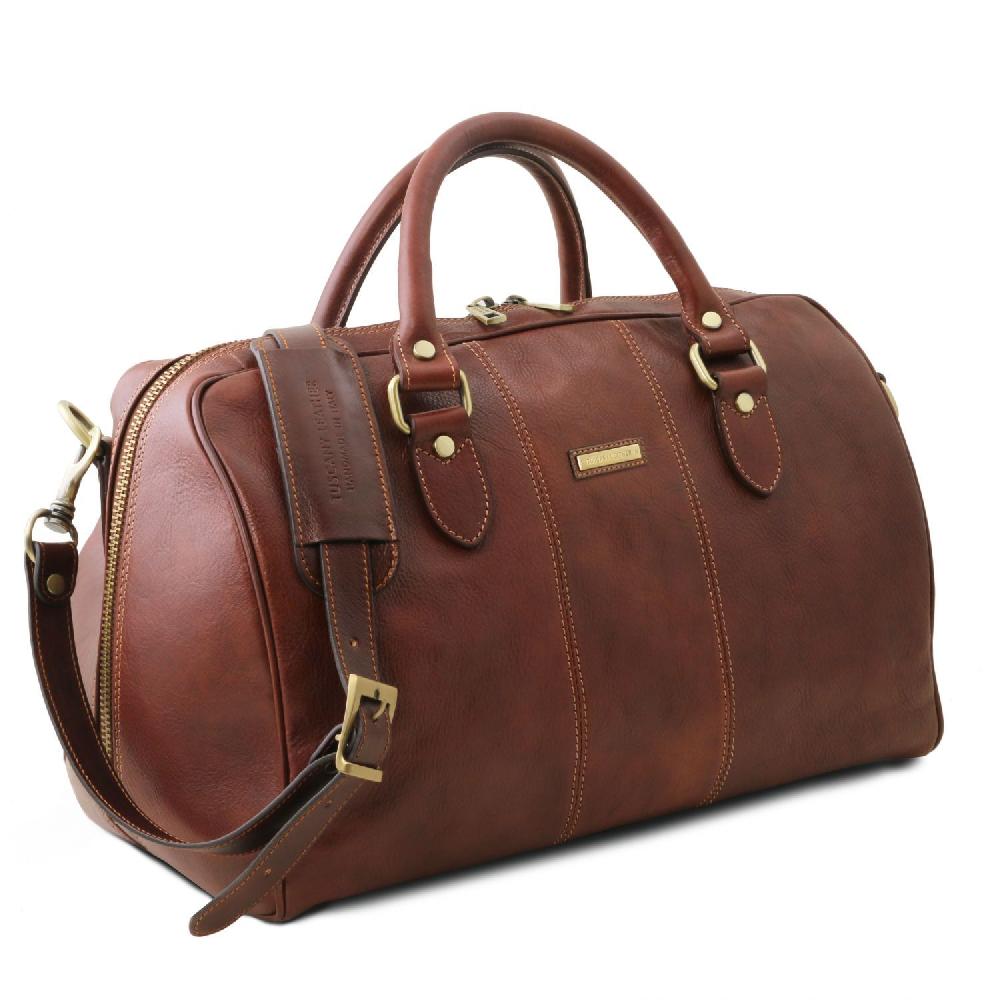 Tuscany Leather Borsone da Viaggio in Pelle - Misura Piccola Acquista Ora