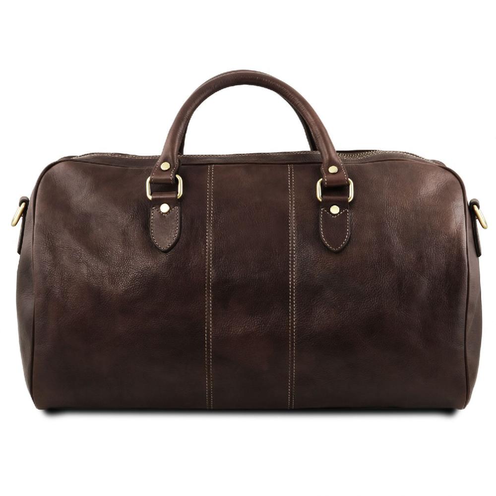 Tuscany Leather Borsone da Viaggio in Pelle - Misura Grande Fino Al -60%