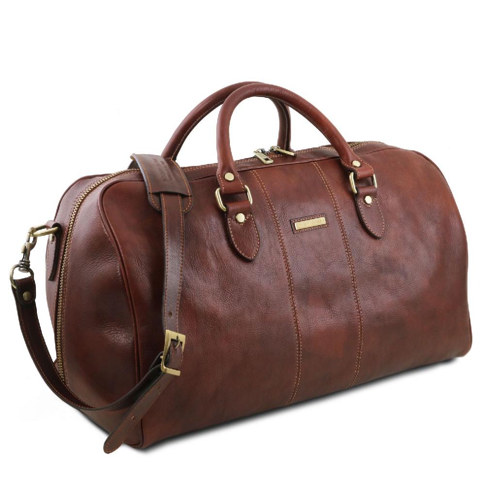 Tuscany Leather Borsone da Viaggio in Pelle - Misura Grande Shopping Online