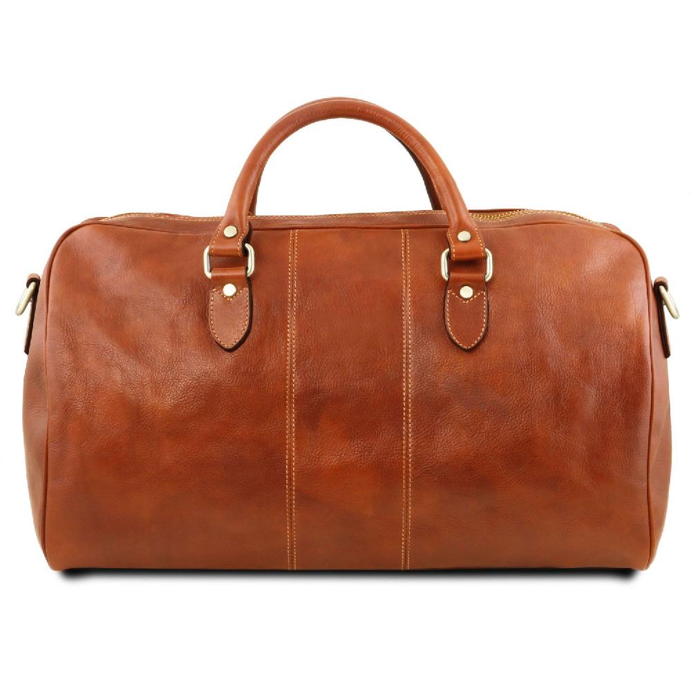 Tuscany Leather Borsone da Viaggio in Pelle - Misura Grande Affare Del Giorno