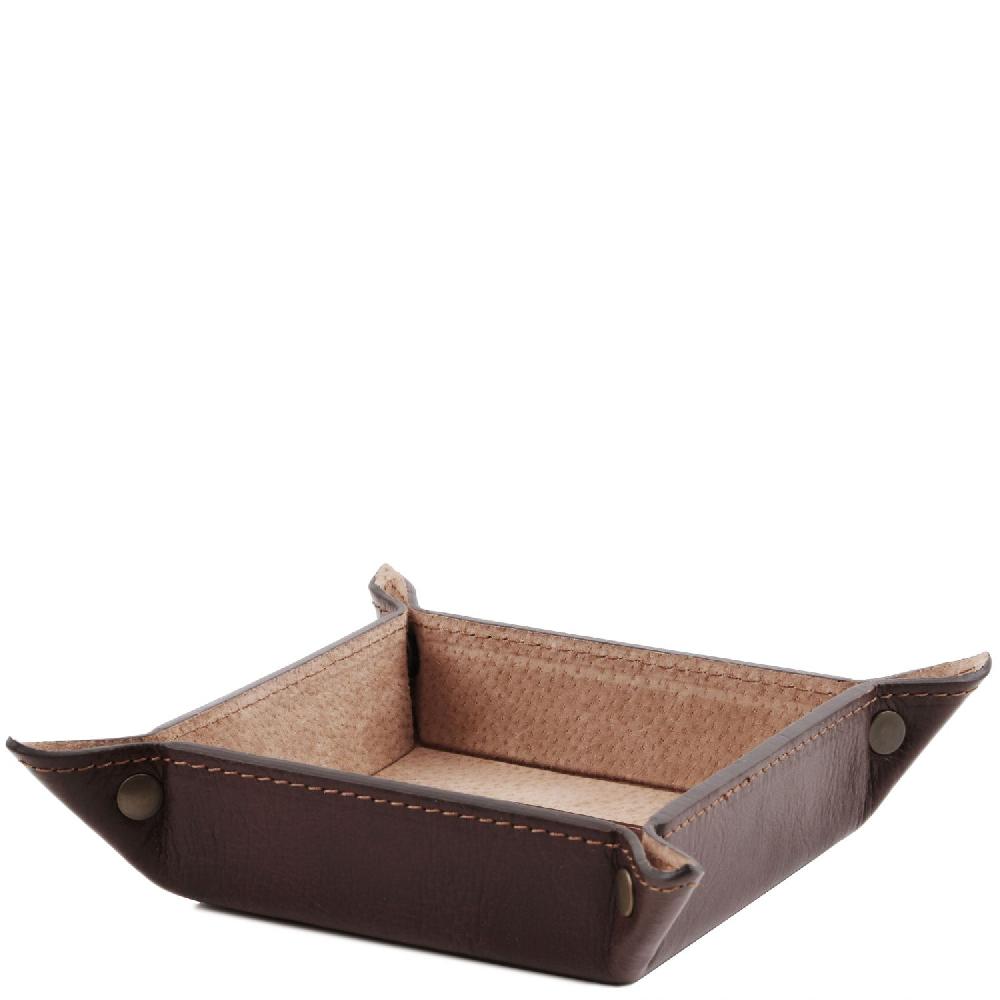 Tuscany Leather Esclusivo Svuotatasche in Pelle Misura Grande Offerta