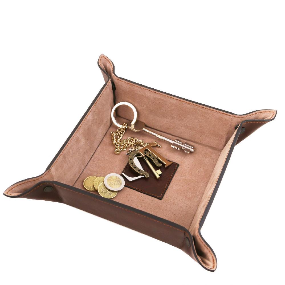 Tuscany Leather Esclusivo Svuotatasche in Pelle Misura Grande Outlet