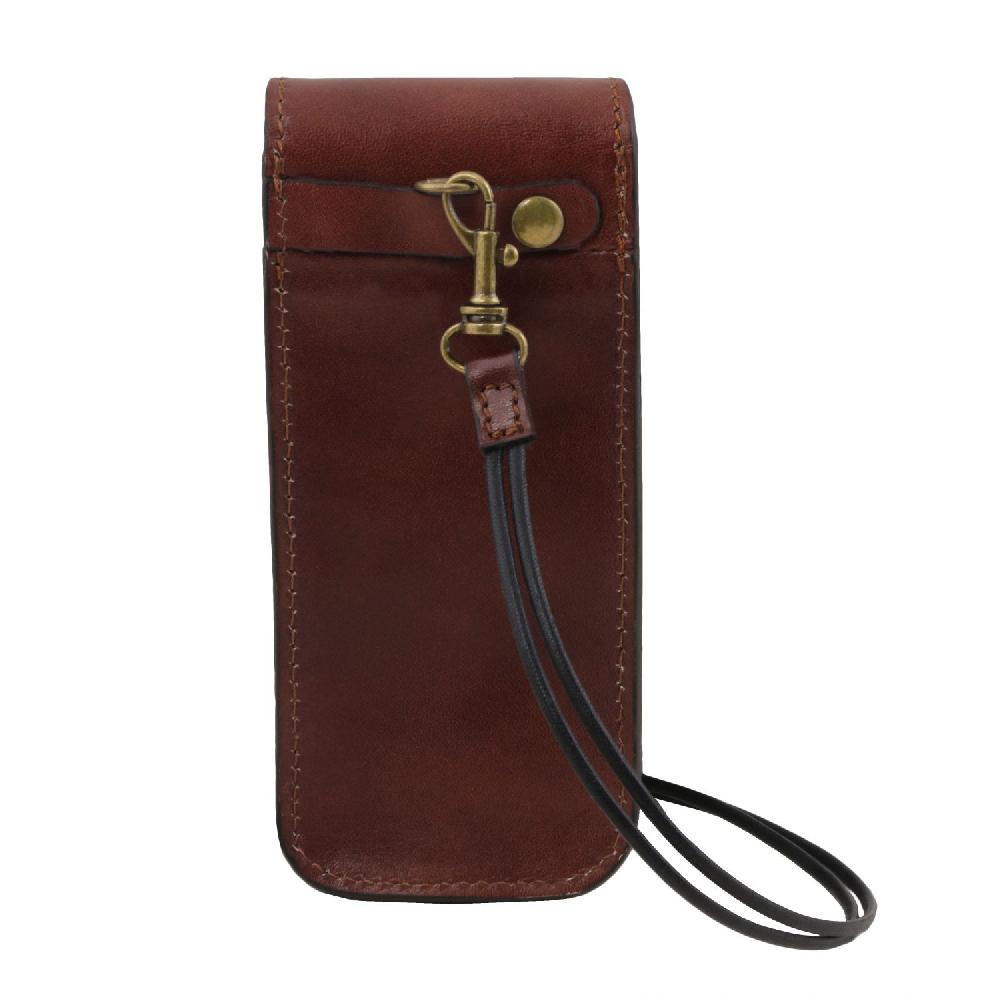 Tuscany Leather Esclusivo Portaocchiali/Portacellulare/porta Orologio a Tracolla in Pelle Offerte