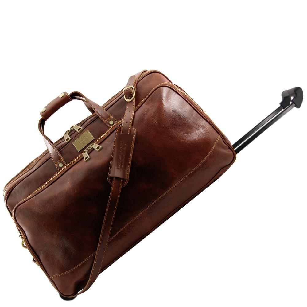 Tuscany Leather Borsa-Trolley in Pelle - Misura Grande Saldi Di Fabbrica