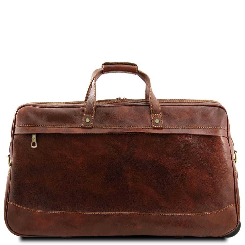Tuscany Leather Borsa-Trolley in Pelle - Misura Grande Saldi Di Fabbrica