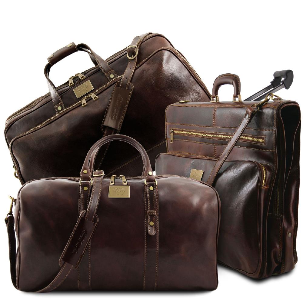 Tuscany Leather Set da Viaggio in Pelle Sconto di tempo limitato