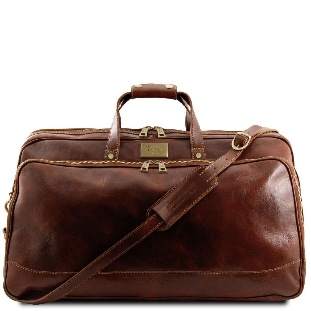 Tuscany Leather Set Trolley da Viaggio in Pelle Black Friday