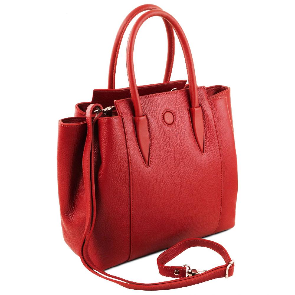 Tuscany Leather Borsa a Mano in Pelle Smaltimento dello stoccaggio