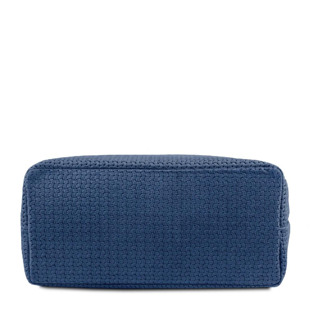Tuscany Leather Borsa Shopping in Pelle Stampa Intrecciata Sconti VIP