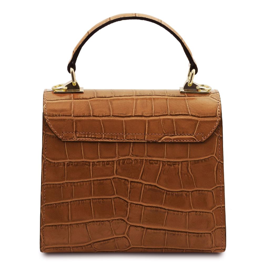 Tuscany Leather Borsa a Mano in Pelle Stampa Cocco Fino al 60% di sconto