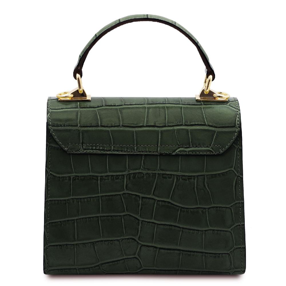Tuscany Leather Borsa a Mano in Pelle Stampa Cocco Only for today