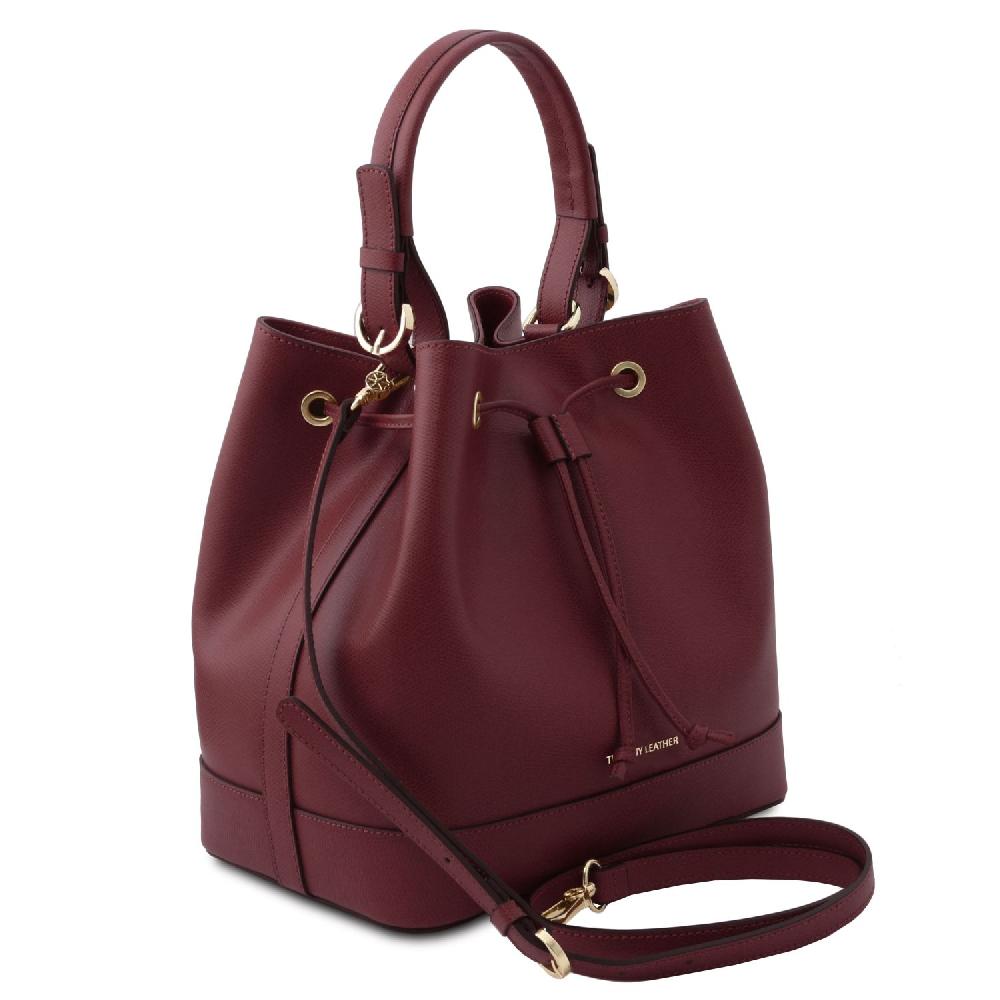 Tuscany Leather Borsa Secchiello in Pelle Discount Store per i nuovi prodotti