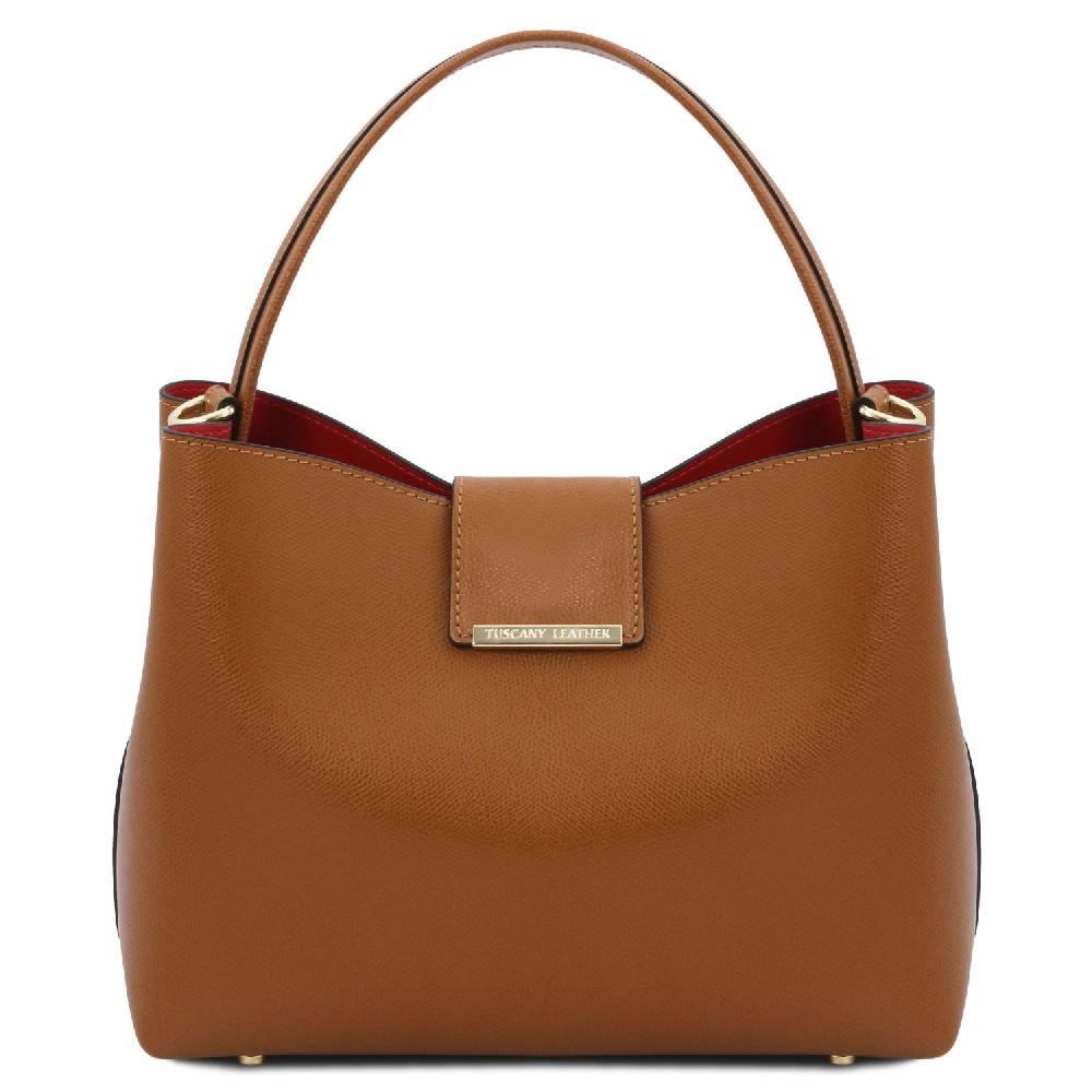 Tuscany Leather Borsa Secchiello in Pelle Enormi sconti