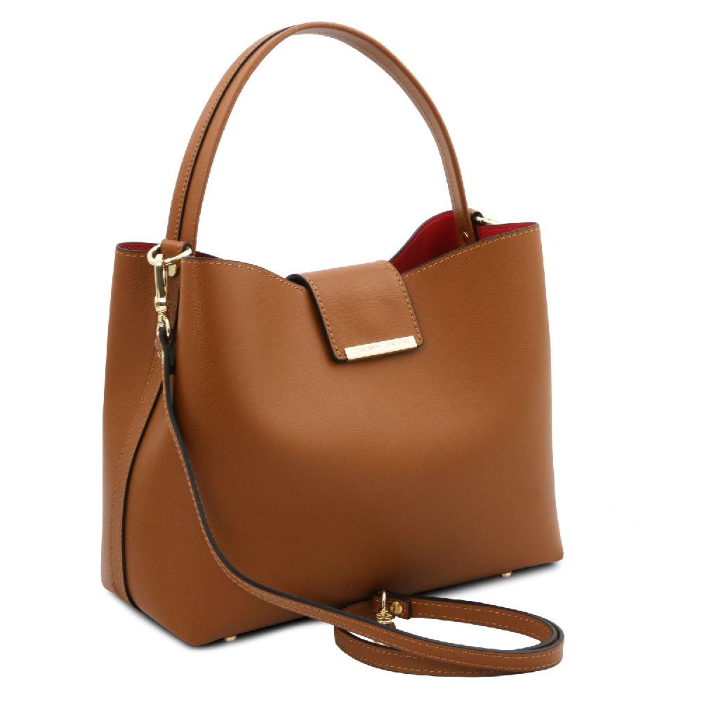 Tuscany Leather Borsa Secchiello in Pelle Enormi sconti