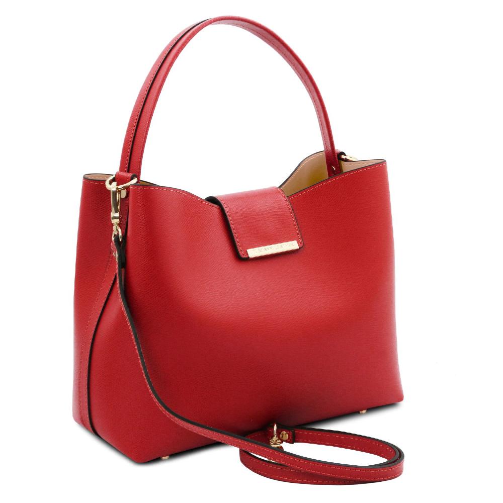 Tuscany Leather Borsa Secchiello in Pelle 50% di sconto con spedizione gratuita