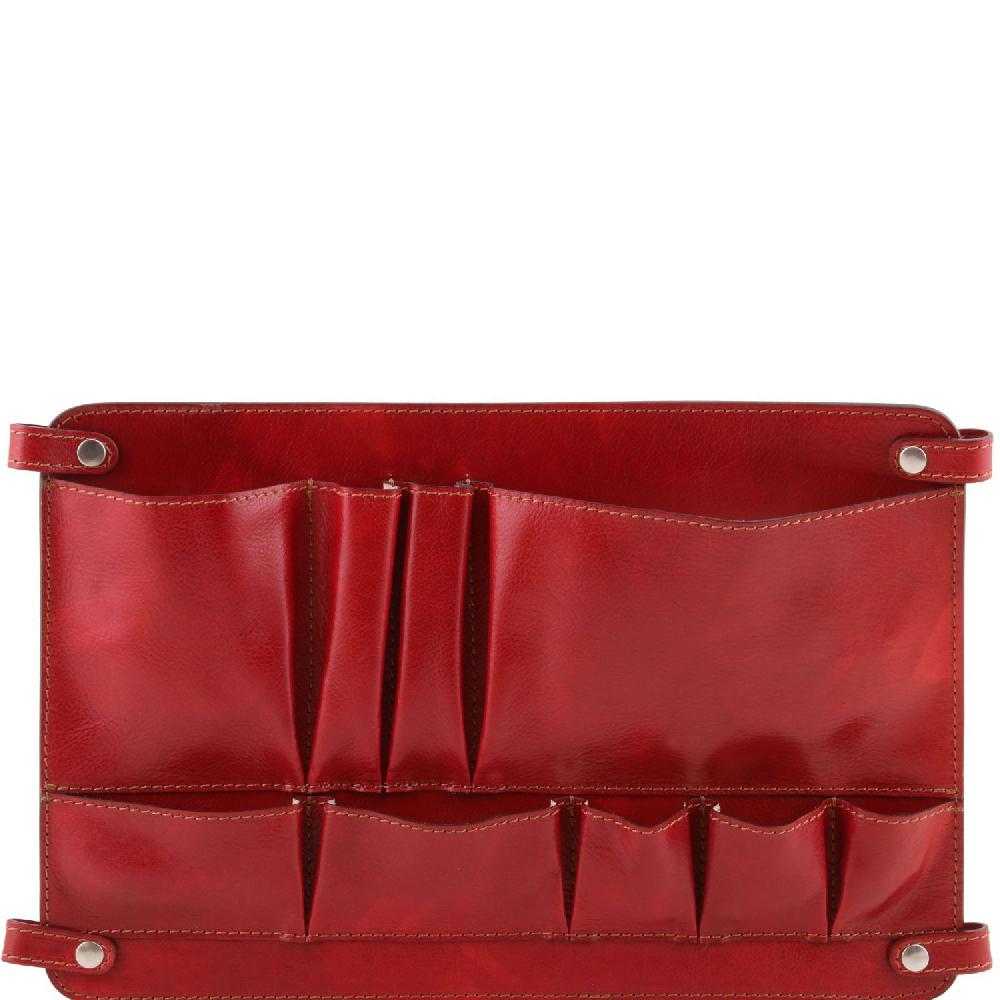 Tuscany Leather Modulo Multifunzione in Pelle con Tasche Negozio online di fabbrica