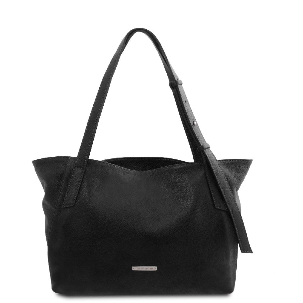 Tuscany Leather Borsa Shopping in Pelle Morbida Shopping online