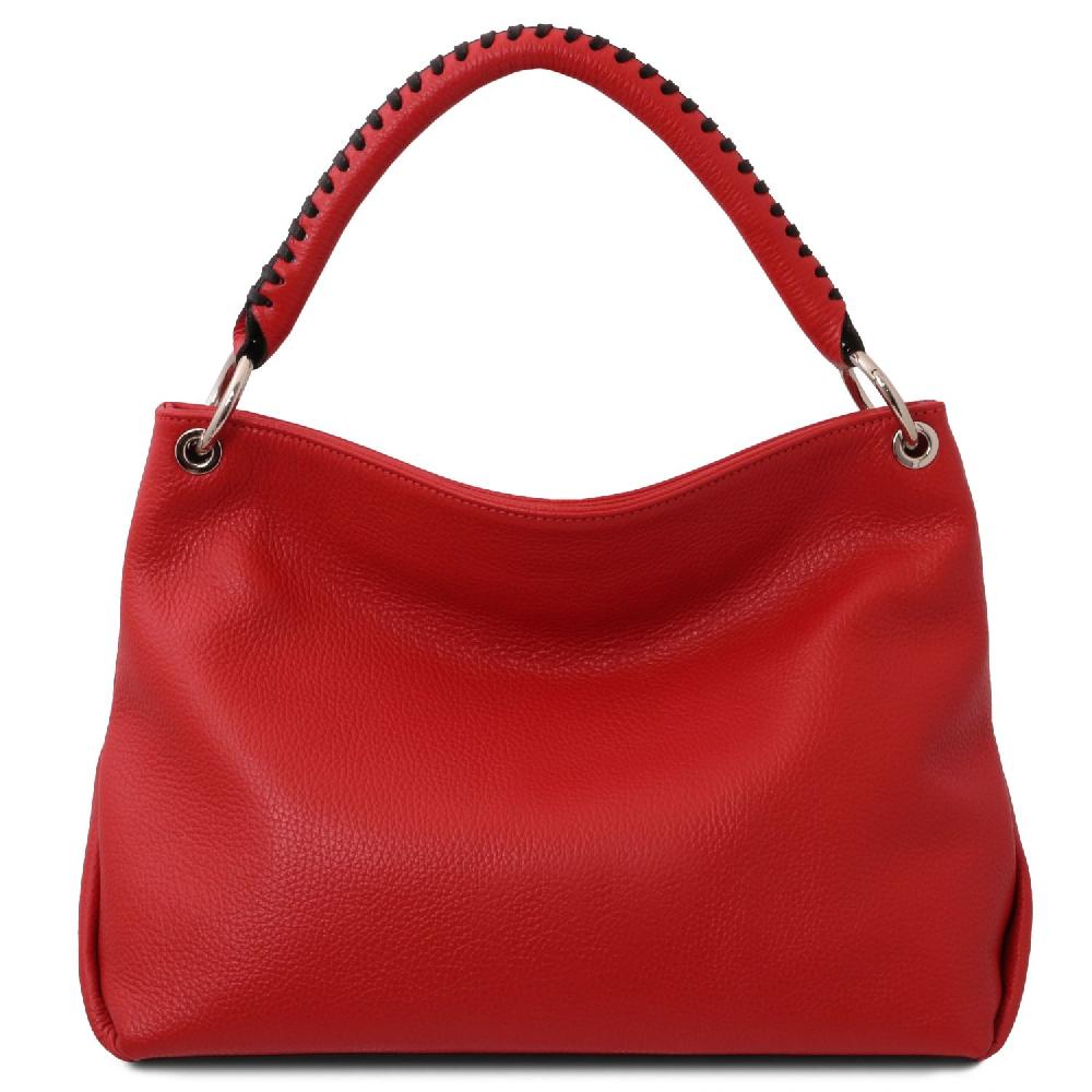 Tuscany Leather Borsa a Spalla in Pelle Morbida Online Outlet