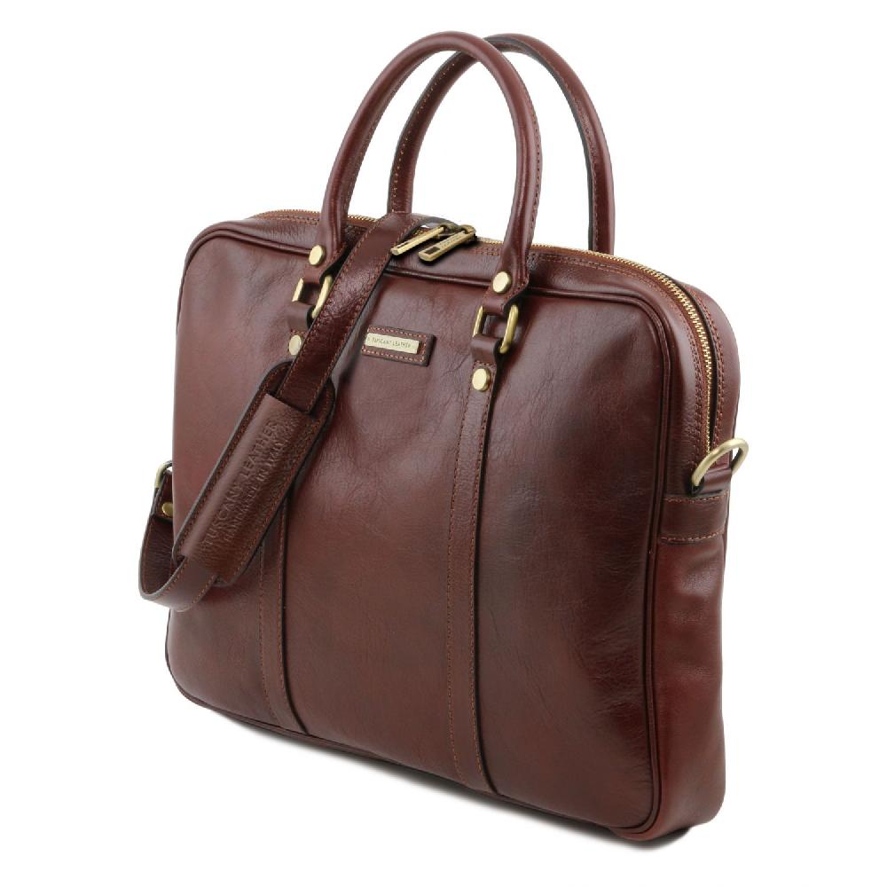 Tuscany Leather Borsa Porta Computer in Pelle Offerta temporanea