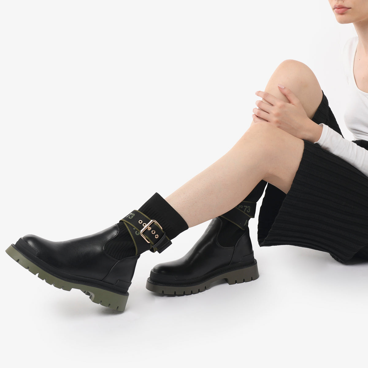 V73 Stivaletti VICKY BIKER Saldi Di Fabbrica