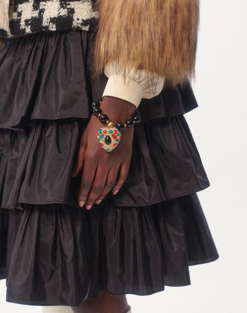 Valentino Handbags Bracciale Coeur Royal In Metallo Resina Smalto per Donna in Multicolor | Valentino IT Nuova
