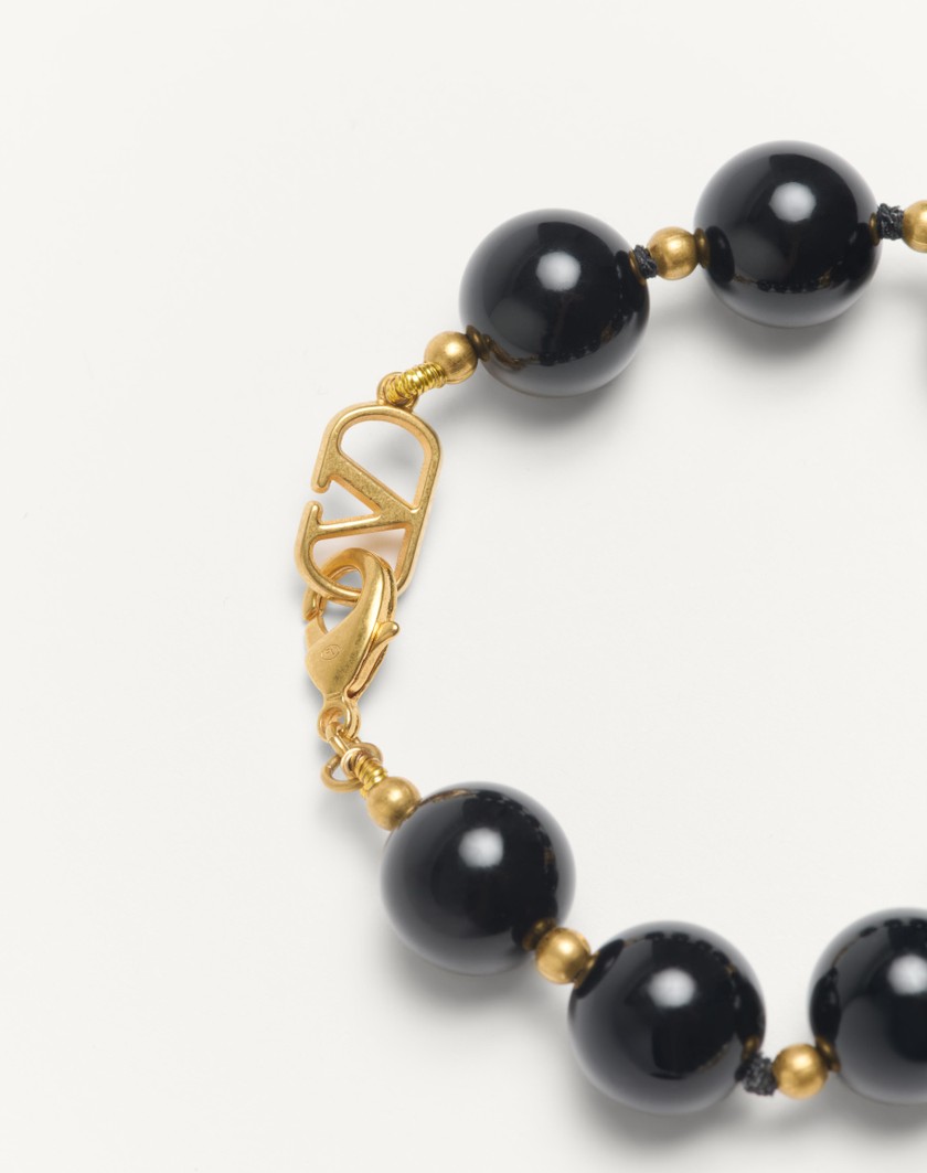 Valentino Handbags Bracciale Coeur Royal In Metallo Resina Smalto per Donna in Multicolor | Valentino IT Nuova