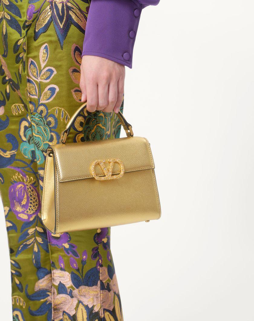 Valentino Handbags Camicia In Georgette per Donna in Violet | Valentino IT Grande vendita