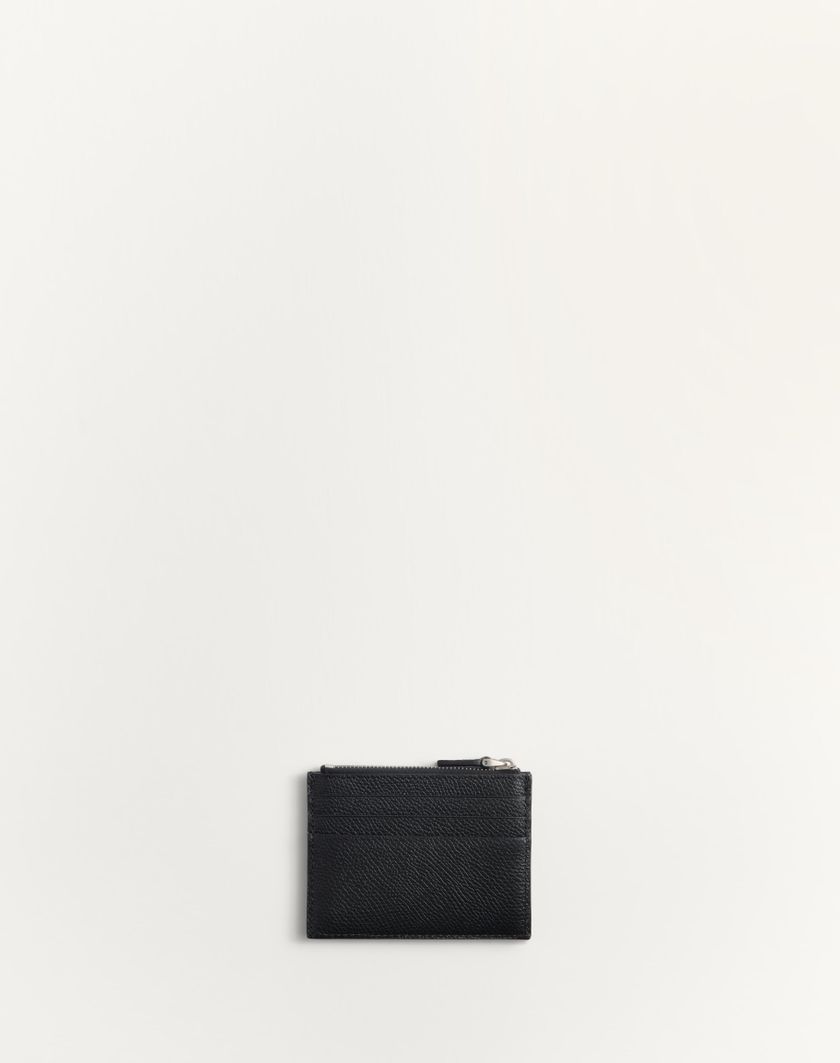 Valentino Handbags Portacarte Vlogo Signature In Vitello Granato per Uomo in Nero | Valentino IT Vendita Calda