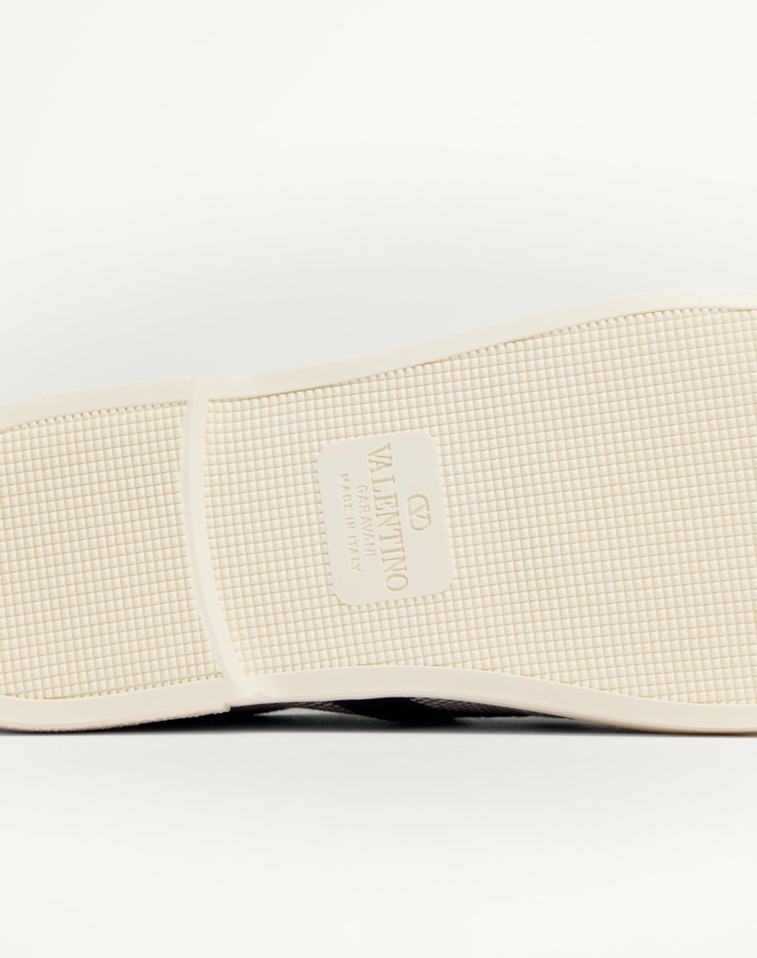 Valentino Handbags Sneaker Bay By Bay In Tessuto per Uomo in Tabacco | Valentino IT Fino Al -60%