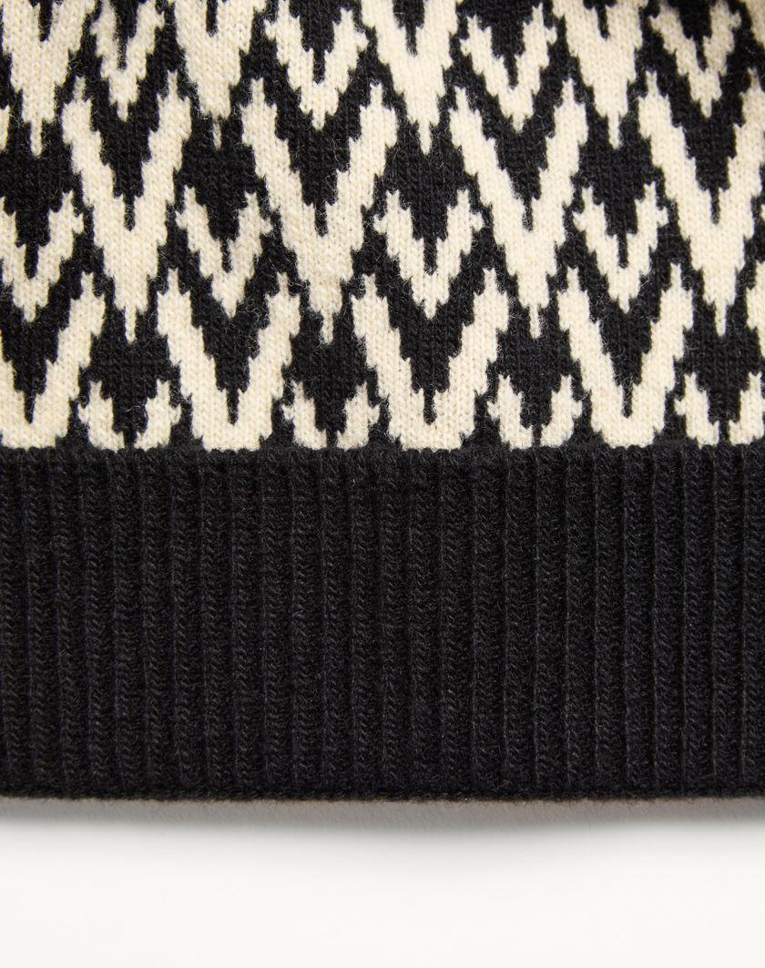 Valentino Handbags Beanie Knitted Toute La V Signature In Lana per Uomo in Navy/crema | Valentino IT Convenienza